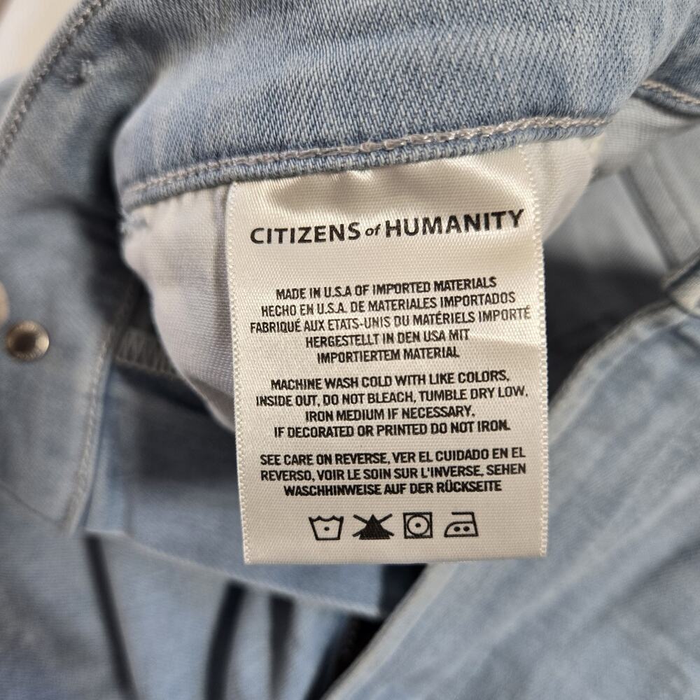 Citizens Of Humanity Drew Fray High Rise‎ Cropped Jeans. Size 27 - Picture 15 of 16